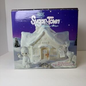 Precious Moments‎ Sugar Town Doctor's Office Nightlight 7 Pc Set Enesco 1994 NIB